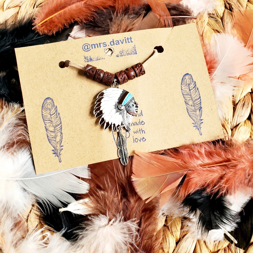 Native American Indian Chief necklace